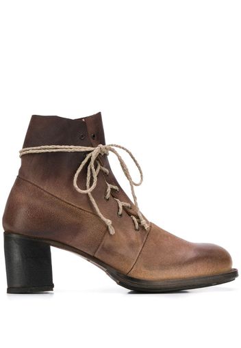heeled lace-up boots
