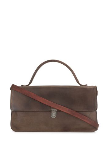 calf leather shoulder bag