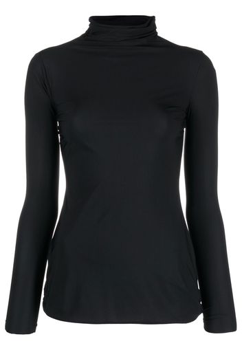 CHIARA BONI La Petite Robe roll neck long-sleeve T-shirt - Nero