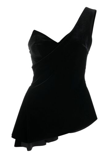 CHIARA BONI La Petite Robe Luna Bella one-shoulder top - Nero