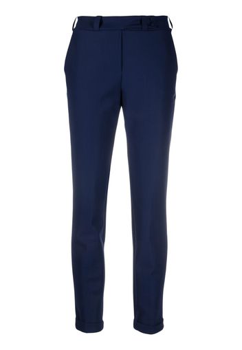 CHIARA BONI La Petite Robe turned-up tailored trousers - Blu