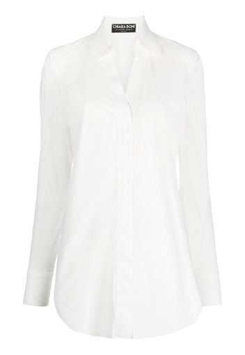 CHIARA BONI La Petite Robe Atena Slim long-sleeve shirt - Bianco