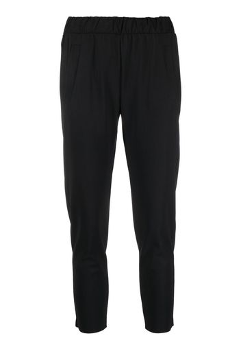 CHIARA BONI La Petite Robe elasticated-waistband cropped trousers - Nero