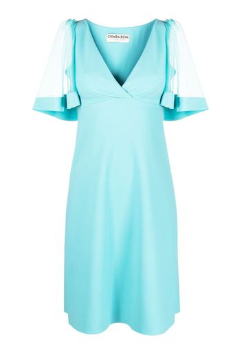 CHIARA BONI La Petite Robe Rema V-neck dress - Blu