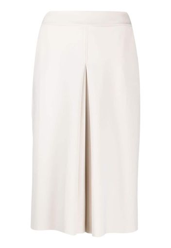 CHIARA BONI La Petite Robe high-waisted straight midi skirt - Bianco