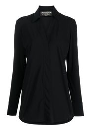 CHIARA BONI La Petite Robe Atena Slim long-sleeve shirt - Nero