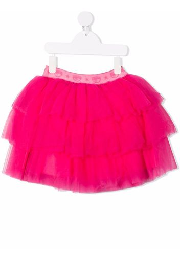 Chiara Ferragni Kids Gonna con logo - Rosa