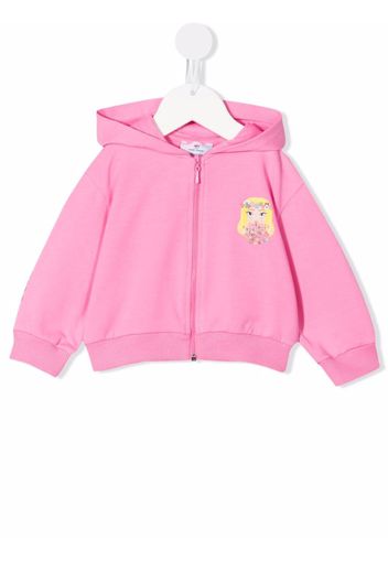 Chiara Ferragni Kids Felpa con stampa - Rosa