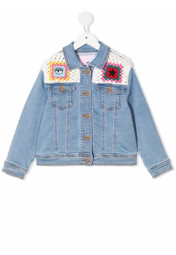 Chiara Ferragni Kids Giacca denim - Blu