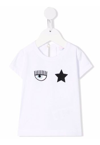 Chiara Ferragni Kids T-shirt con stampa - Bianco