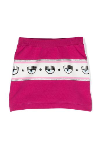 Chiara Ferragni Kids Gonna con logo Eyelike - Rosa