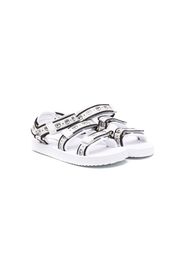 Chiara Ferragni Kids Logomania touch-strap sandals - Bianco