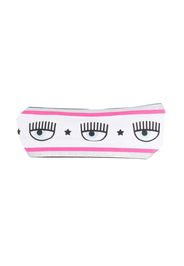 Chiara Ferragni Kids logo-print hairband - Nero