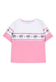 Chiara Ferragni Kids logo-print T-shirt - Rosa