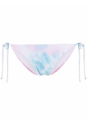 Chiara Ferragni tie-dye bikini bottoms - Blu
