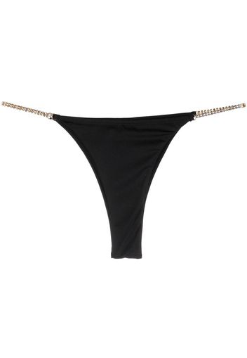 Chiara Ferragni Slip bikini con decorazione - Nero