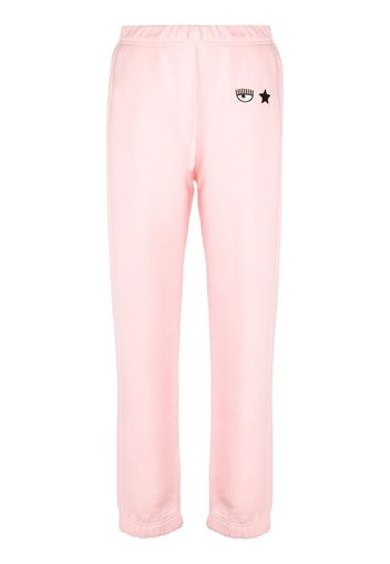 Chiara Ferragni Eye Star cotton track pants - Rosa