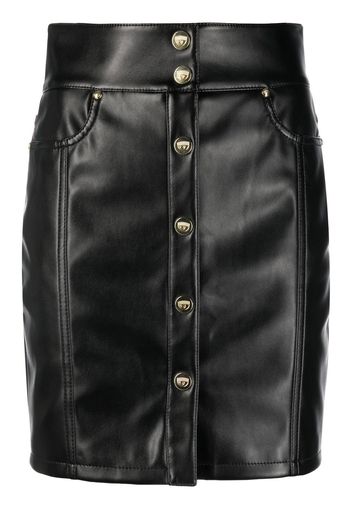 Chiara Ferragni faux-leather mini skirt - Nero