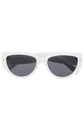 Chiara Ferragni logo-plaque sunglasses - Bianco