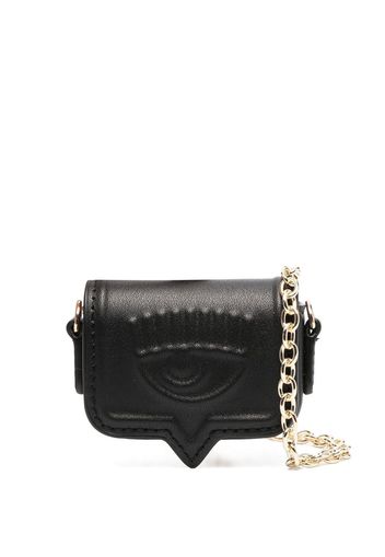 Chiara Ferragni mini Eyelike crossbody bag - Nero