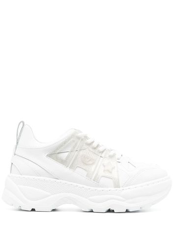 Chiara Ferragni tonal panelled sneakers - Bianco