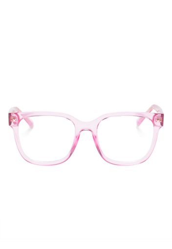 Chiara Ferragni transparent square-frame glasses - Rosa