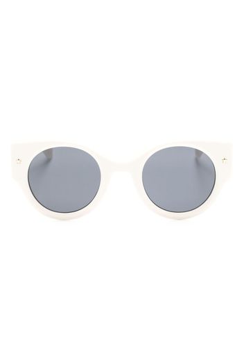 Chiara Ferragni Eyelike-motif round-frame sunglasses - Toni neutri