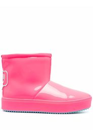 Chiara Ferragni logo-patch rubber ankle boots - Rosa