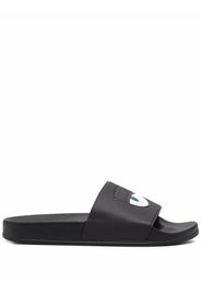 Chiara Ferragni embossed flat slides - Nero