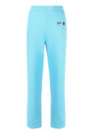 Chiara Ferragni Eye Star cotton track pants - Blu