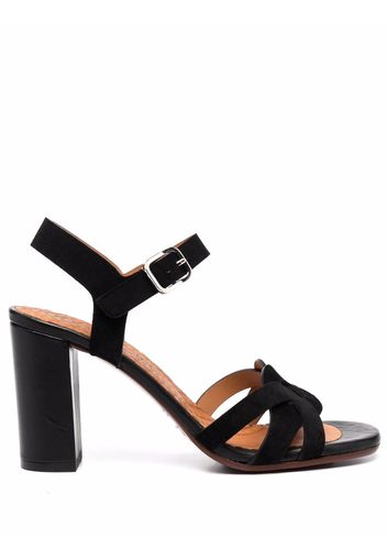 Chie Mihara Bagaura woven-strap leather sandals - Nero