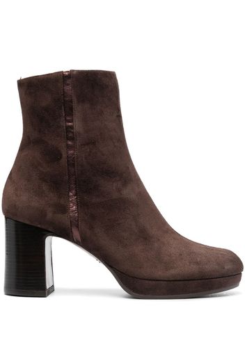 Chie Mihara zipped ankle boots - Marrone