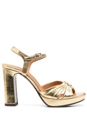 Chie Mihara Chiva leather sandals - Oro