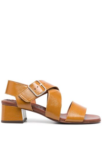 Chie Mihara ankle-strap leather sandals - Arancione