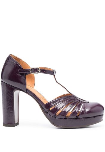 Chie Mihara Yeilo 110mm block-heel pumps - Viola