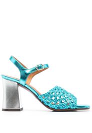 Chie Mihara woven open-toe 90mm sandals - Blu