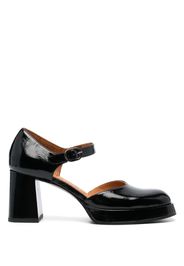 Chie Mihara Kento 80mm patent-finish pumps - Nero