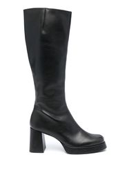 Chie Mihara Kery 100mm leather boots - Nero