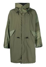 Children Of The Discordance drawstring-hood parka coat - Verde