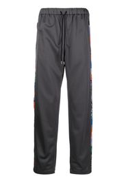 Children Of The Discordance drawstring-waistband bandana-print trousers - Grigio