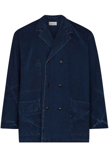 Chimala Blazer denim doppiopetto - Blu