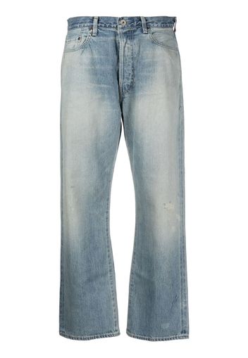 Chimala straight-leg faded jeans - Blu