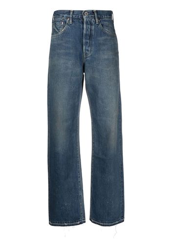 Chimala mid-rise straight-leg jeans - Blu