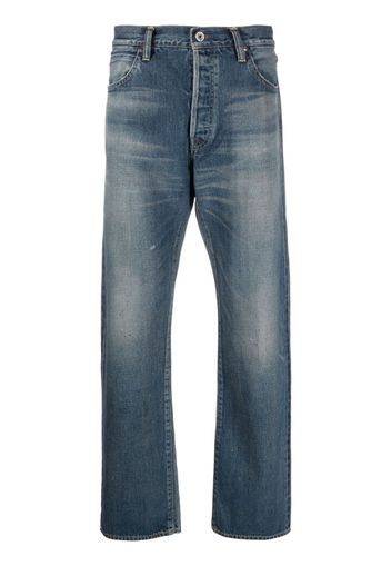 Chimala mid-rise straight-let jeans - Blu