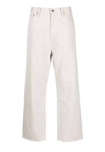 Chimala wide-leg cotton jeans - Toni neutri