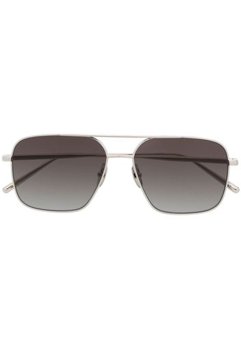 Chimi tilted square-frame sunglasses - Argento