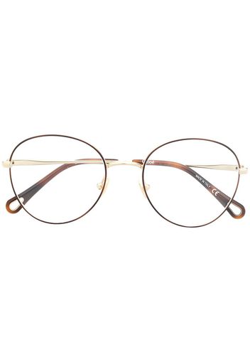 Chloé Eyewear Occhiali tondi - Oro