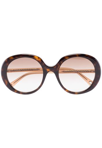 Chloé Eyewear Esther Jackie O sunglasses - Marrone