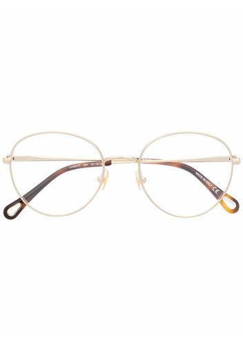 Chloé Eyewear Occhiali tondi - Oro