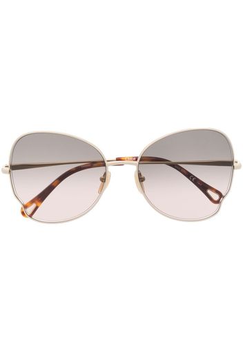 Chloé Eyewear Occhiali da sole con effetto sfumato - Oro